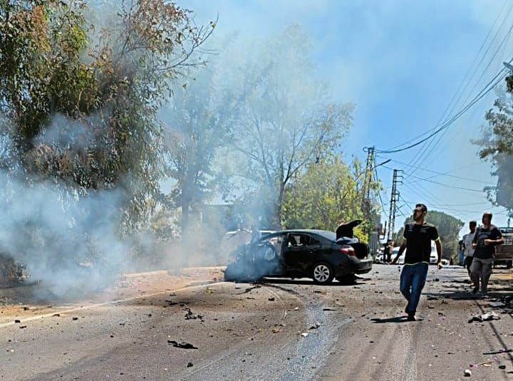 Israeli drone strike Shaqra south Lebanon